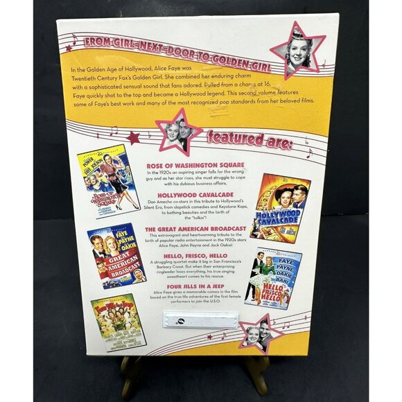 ALICE FAYE COLLECTION VOLUME 2 5 Dvd Set Hello Frisco Hollywood Cavalcade SEALED - Picture 2 of 8